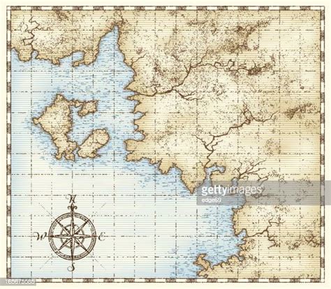 173 Vintage Nautical Map Stock Photos, High-Res Pictures, and Images - Getty Images