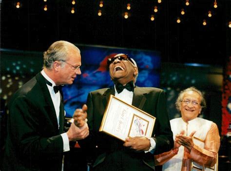 Ray Charles Video Museum: Ray Charles Receiving Polar Music Prize 1998