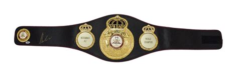 Lot Detail - Muhammad Ali Autographed WBA Champions Belt