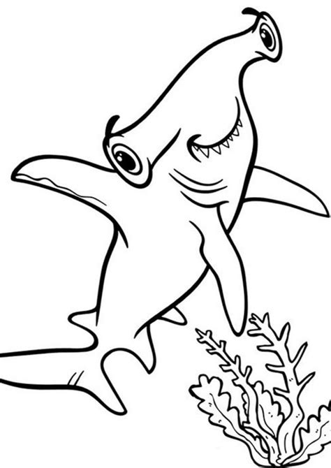 Free & Easy To Print Shark Coloring Pages - Tulamama