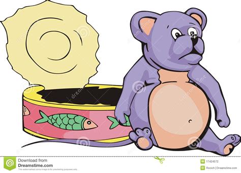 Fat mouse & can cartoon stock vector. Image of gormandize - 17424572