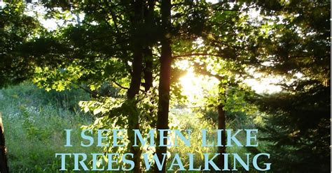 to our ROPEHOLDERS: I SEE MEN LIKE TREES WALKING