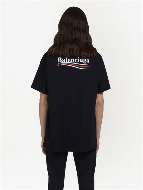 Balenciaga Oversize Logo T-shirt - Farfetch