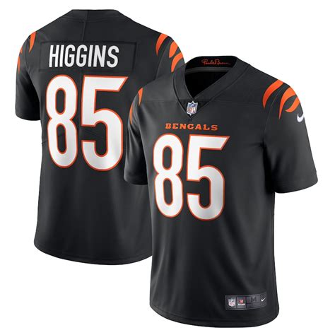 Men's Nike Tee Higgins Black Cincinnati Bengals Vapor Limited Jersey