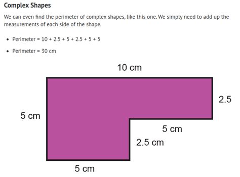 Area Perimeter Irregular Shapes