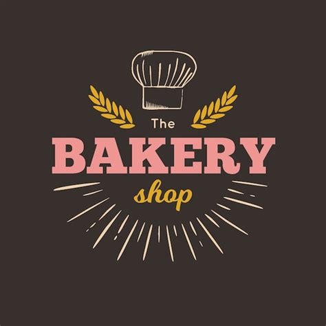 Free Vector | Vintage bakery logo