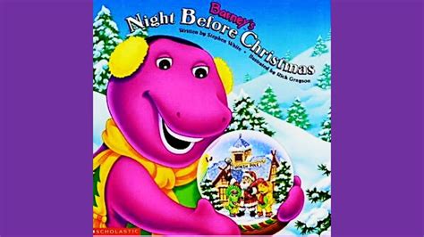 BARNEY'S NIGHT BEFORE CHRISTMAS Read Aloud, Children's & Kids' Christmas Books Read Along - YouTube