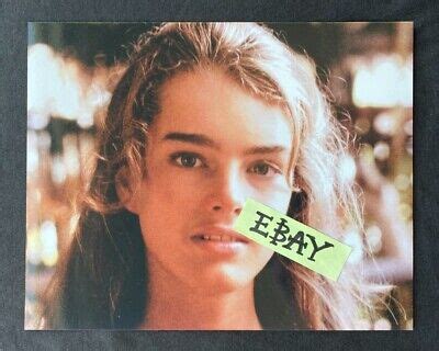 BROOKE SHIELDS PHOTO PRETTY BABY BLUE LAGOON Hollywood Super Model Eyes LOOK $69.00 - PicClick