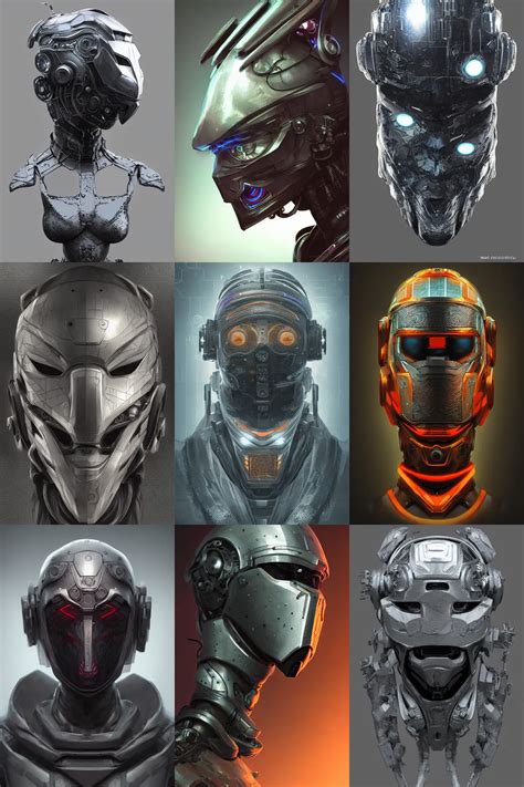 cyberpunk helmet fantasy art mask robot ninja stylized | Stable Diffusion | OpenArt