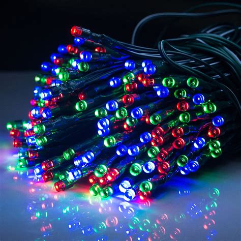 GZYF 12M Multi-color Waterproof 100-LED Solar Powered String Fairy Light Xmas Christmas Wedding ...