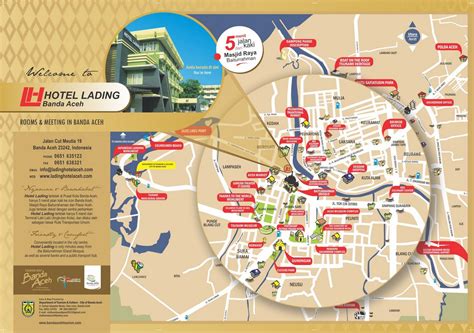 Hotel Lading Banda Aceh: Map of Banda Aceh City Center