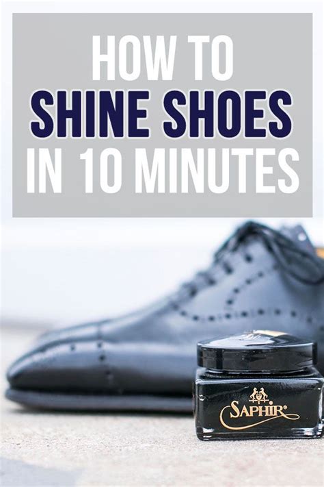 How to Shine Shoes in 10 Minutes – Hanger Blog | Shoe shine, 10 things, Mens fashion