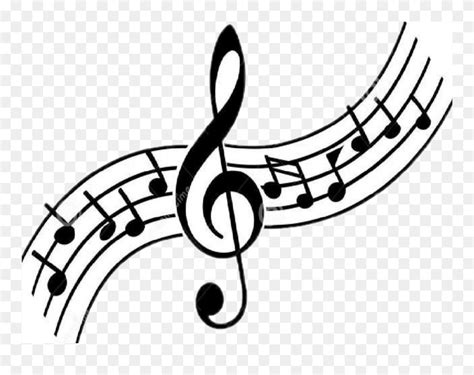 #music #notes #staff #musicnotes - Vector Music Notes Clipart - Png Download (#5607635) - PinClipart