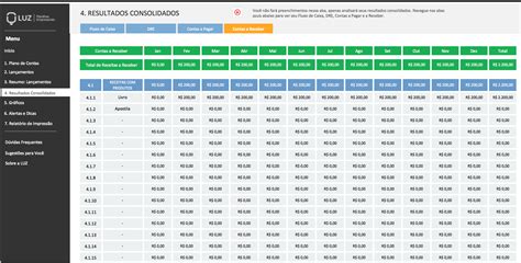 Modelo De Planilha De Gastos Mensais Empresarial - Vários Modelos