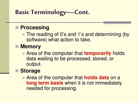 PPT - Basic Computer Terminology Types of Computers & Computer Hardware ...