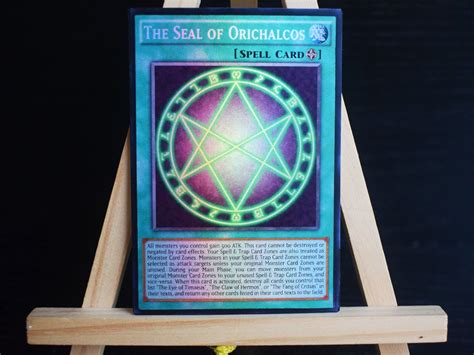 The Seal of Orichalcos ANIME EFFECT yugioh HOLO orica proxy | Etsy