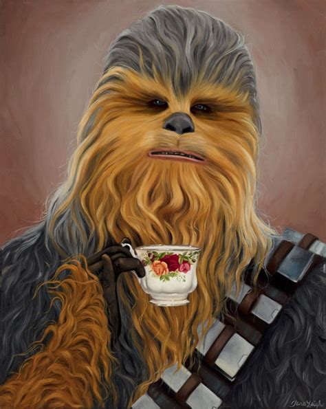 Chewy Chewbacca Star Wars Print Oil Painting - Etsy