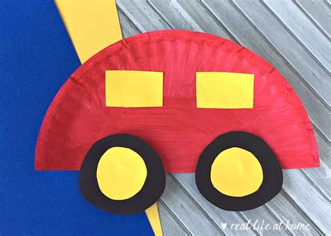 Fun and Easy Paper Plate Car Craft for Kids - Real Life at Home