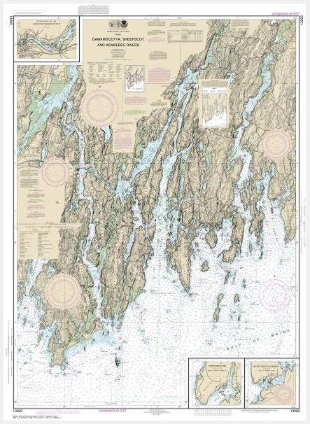 christmas cove maine map - Sal Alger