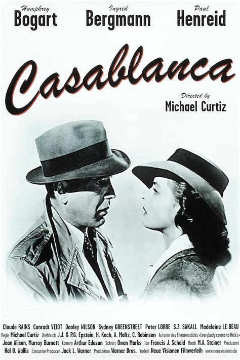 Casablanca (1942) - Posters — The Movie Database (TMDb)
