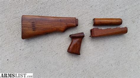 ARMSLIST - For Sale: Ak47 wood furniture set