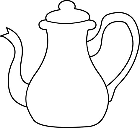 Teapot Clipart Black And White - Free Clipart Images - ClipArt Best - ClipArt Best