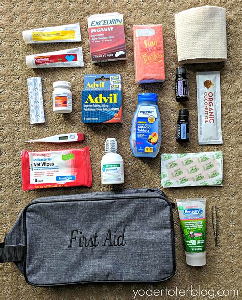 Packing a First Aid Kit for International Travel - yodertoterblog