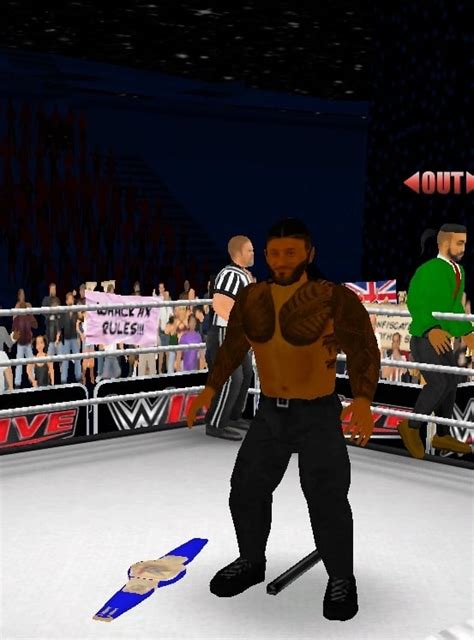 Got a Mod To Play Wrestling empire (my championship on the ground) : r/WrestlingEmpire