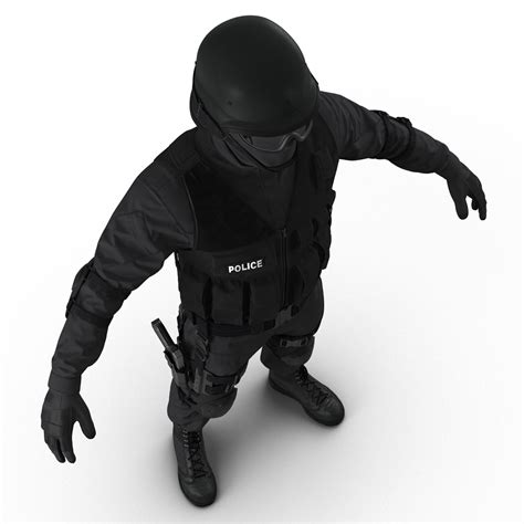 swat uniform 2 c4d