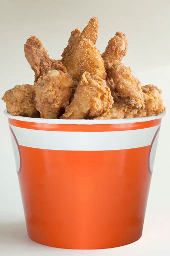 Bucket Of Fried Chicken Stock Photo - Download Image Now - iStock