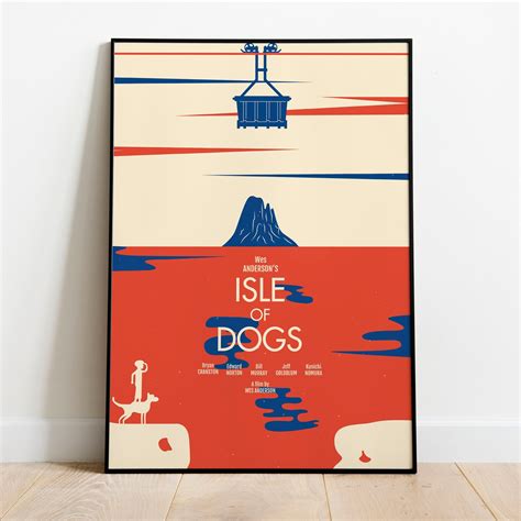 Isle of Dogs Minimal Poster | Etsy