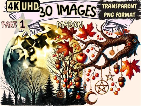 2 Mabon Symbols And Icons Clipart Designs & Graphics