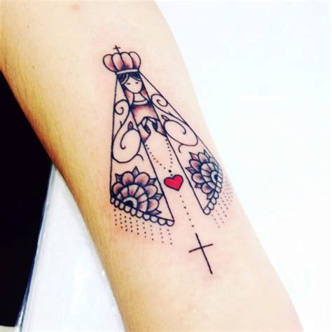 tatuagem-de-nossa-senhora-de-aparecida-colorida-1 - Tattoo Tatuagem