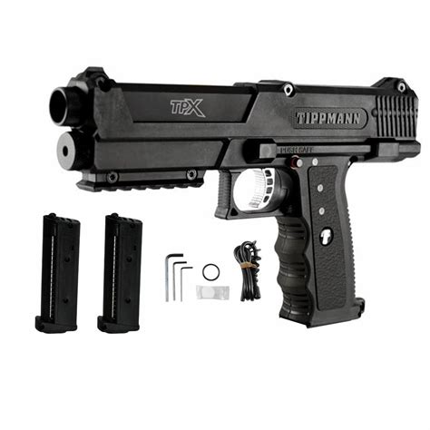 Tippmann TiPX Mag Fed Paintball Pistol - Black • Tri-City Extreme