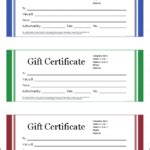 Gift Certificate Log Template (2) - PROFESSIONAL TEMPLATES | PROFESSIONAL TEMPLATES
