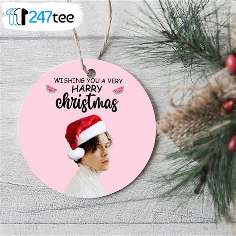 Harry Styles One Direction 2022 Christmas Ornament