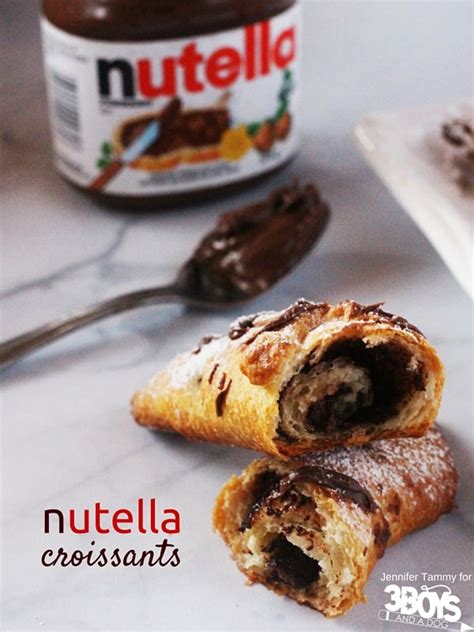 Nutella Croissants Breakfast Recipe - Easy & Quick | 3 ingredients