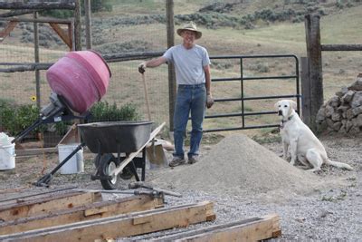 Constructing concrete fence posts – Part 2 – Entry #215 – Timber Butte Homestead