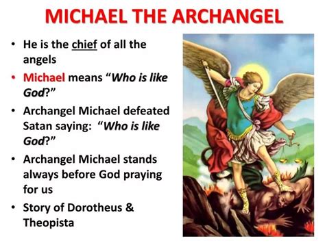 PPT - MICHAEL THE ARCHANGEL PowerPoint Presentation - ID:2163126