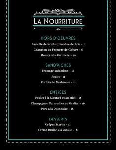 43 French Menus ideas in 2024 | menu, menu template, menu design template