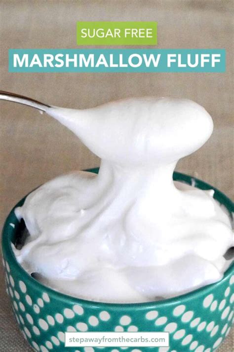 Sugar Free Marshmallow Fluff - Step Away From The Carbs