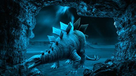 Download Dinosaur, Night, Cave. Royalty-Free Stock Illustration Image - Pixabay