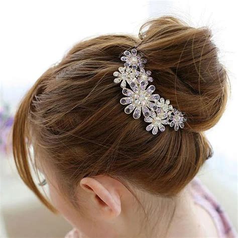 Aliexpress.com : Buy 1pcs Hairpin Crystal Rhinestone Petal Hair Comb ...