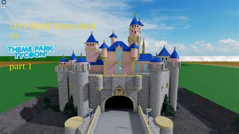 Let's Build Disneyland in Theme Park Tycoon 2 Part 1 - YouTube