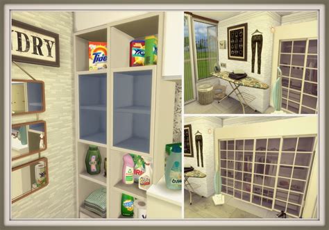 Sims 4 - Laundry Room - Dinha