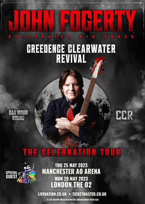 John Fogerty has announced two UK dates for his 2023 tour, to play the ...