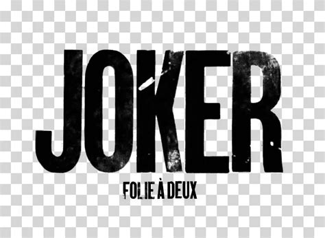 Joker: Folie à Deux Logo, Joker 2, Movie, Transparent PNG Image - PNG ...