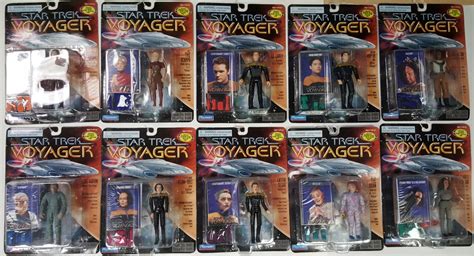 Star Trek (10x) figure lot #10 – Voyager Set – Vintage Toy Mall