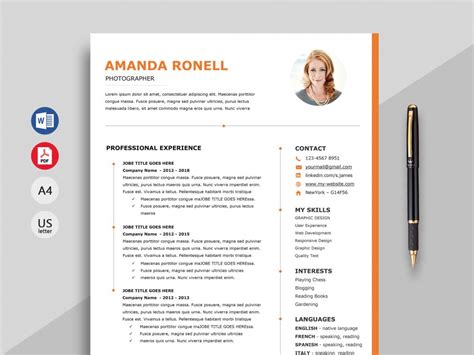 Wonder Elegant Resume Template Word in 2024 - ResumeKraft