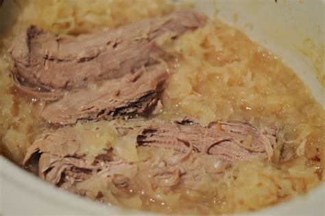 The Art of Comfort Baking: Crock Pot Pork and Sauerkraut